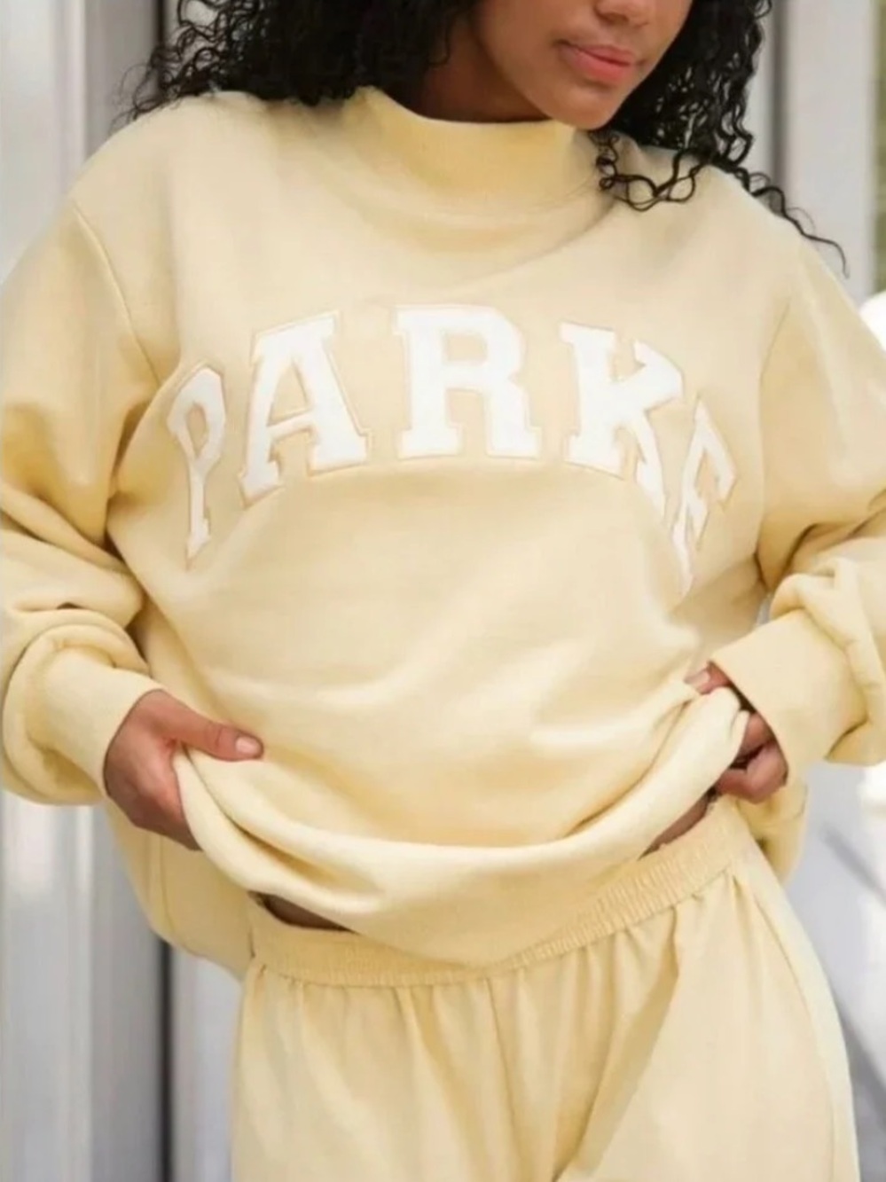 Parke Heritage Varsity Mockneck — Peel Yellow Summerland 2026
